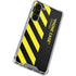 Black and Yellow Stripes Galaxy S24 FE Clear Case